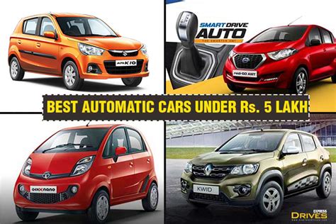 Best Automatic Cars In India Below Rs 5 Lakh Maruti Suzuki Alto