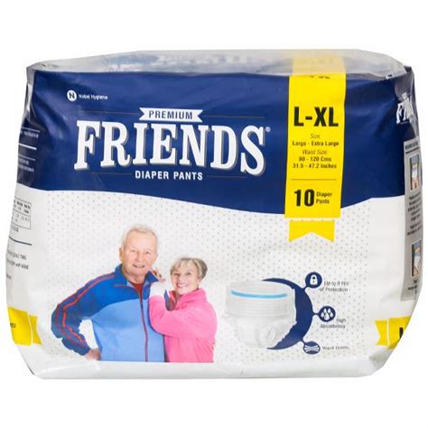 Buy Friends Premium Adult Diapers Pants L Xl Pack Of 10 Online At