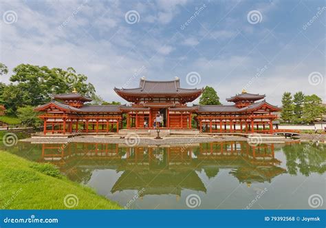 Phoenix Salão Dentro Byodo no Templo Em Uji Japão Local Do Unesco Foto