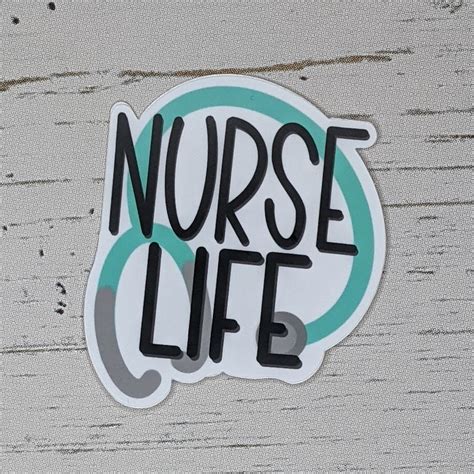 Nurse Life Sticker - Etsy