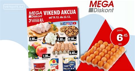 Mega Diskont Vikend Akcija 19 22 12 2024 Ustedite Ba