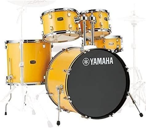 Amazon YAMAHA RYDEEN RDP2F5YL ドラム シェルセット メローイエロー バスドラム22インチ仕様 バスドラム