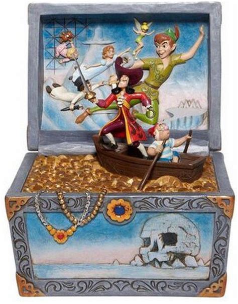 Sc Ne R Sine Coffre Au Tr Sor Peter Pan Et Capitaine Crochet Figurine