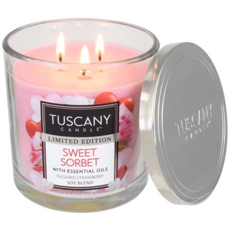 Tuscany Limited Edition Scented Jar Candle Sweet Sorbet 1 Ct Kroger