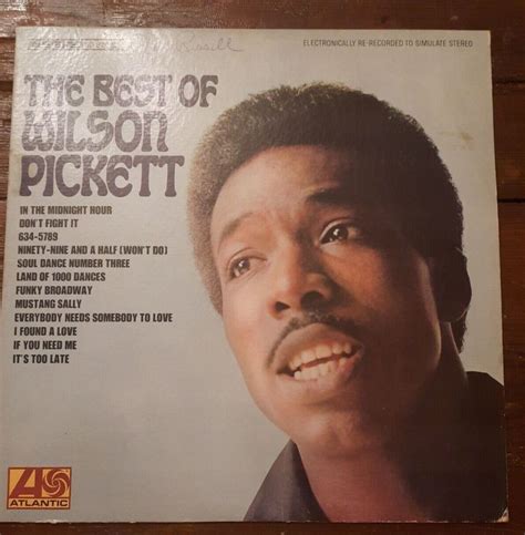 The Best Of Wilson Pickett Vinyl LP Atlantic EBay In 2022 Wilson