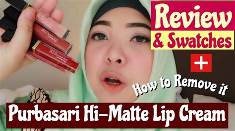 Purbasari Hi Matte Lip Cream Review And Swatches The All Shades Youtube