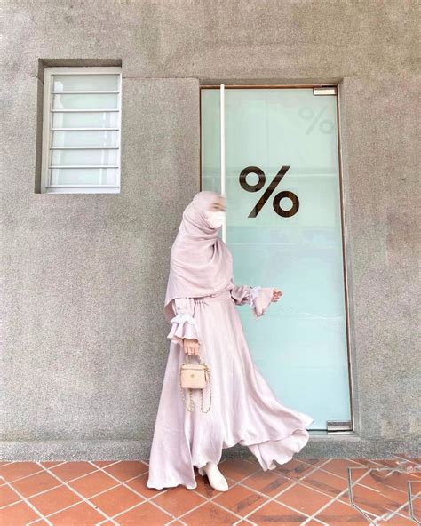 Ootd Hijab Syar I Nuansa Warna Pink Ala Windy Erlisa Mani