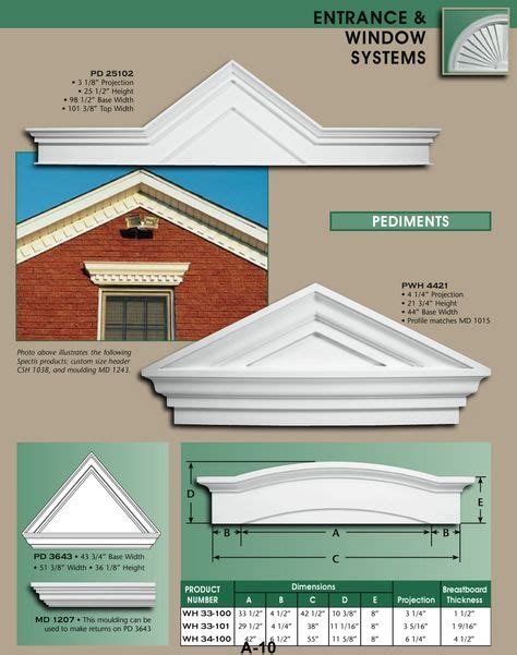 22 Exterior molding/trim ideas | moldings and trim, pediment ...