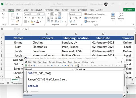 How To Insert Column Using VBA In Excel SpreadCheaters