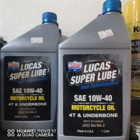 LUCAS SUPER LUBE 10W40 MOTORCYCLE OIL Lazada PH