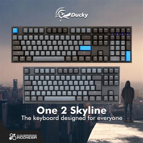 Jual Ducky One Skyline Full Size Tkl Mechanical Gaming Keyboard