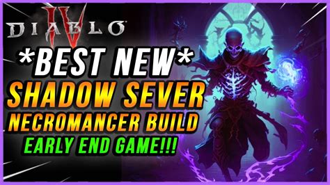 Diablo 4 Shadow Sever Necromancer Build Guide Season 1 Youtube