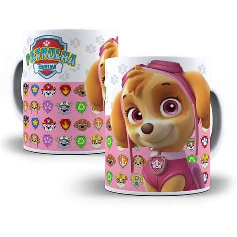 Pack Artes Caneca Patrulha Canina PNG