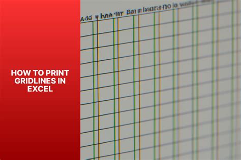 Print Gridlines In Excel A Step By Step Guide