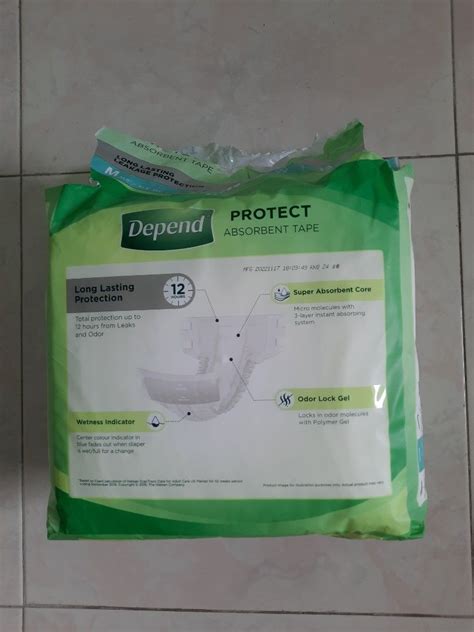 Depend Adult Diapers, Health & Nutrition, Assistive & Rehabilatory Aids ...