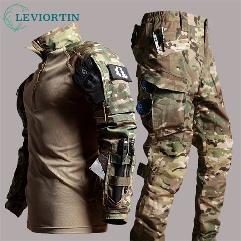 Herren Taktische Frosch Anzug Airsoft Outdoor Kleidung Milit R