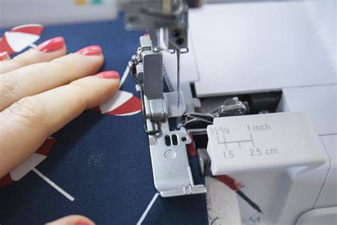 How To Sew A Neat Rolled Hem With An Overlocker Bernina Blog