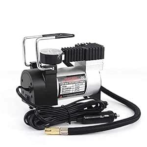 Istore Car Air Compressor With Pressure Gauge Heavy Duty Metal