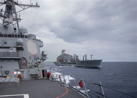 DVIDS Images USS Rafael Peralta DDG 115 Conducts A Replenishment