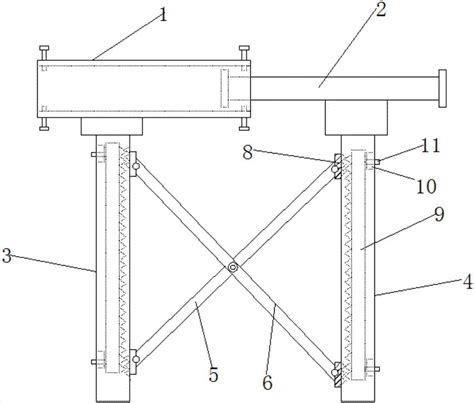 一种土木工程用建筑模板连接架的制作方法