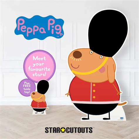 Peppa Pig Royal Guard Peppa Pig Official Lifesize Mini Cardboard