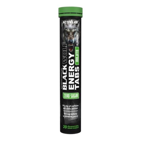 Black Wolf Energy Tabs Mojito • Napój energetyczny w tabletkach ...