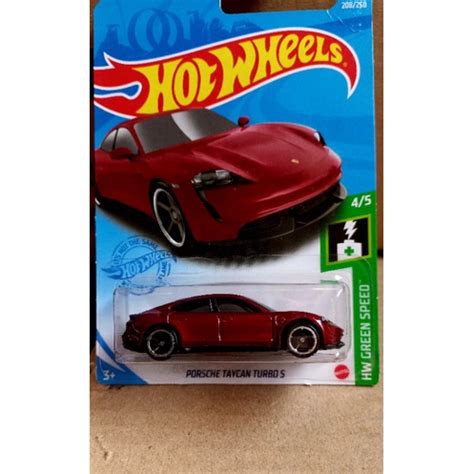 Miniatura Hot Wheels Porsche Taycan Turbo S Carrinho 1 64 Mainline 2021 Shopee Brasil