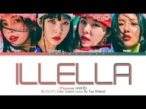 Mamamoo Illella Color Coded Lyrics Youtube