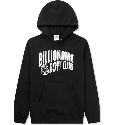 Billionaire Boys Club Black Arch Logo Pullover Hoodie | HBX.