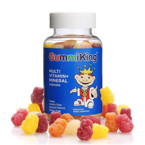 GUMMI King Multi Vitamin+ Mineral For Kids мульти витамины для детей ...