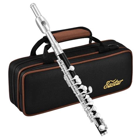 Eastar Piccolo Half size Flute C Key Professional Cupronickel Silver ...