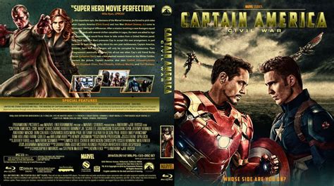 Caratula Dvd Capitan America Civil War