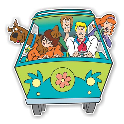 Scooby Doo Mystery Machine Precision Cut Decal Sticker