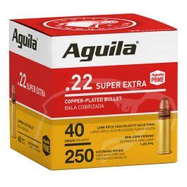 Bomgaars Aguila 22 LR High Velocity 40 Grain Ammo 250 Rounds 22 LR