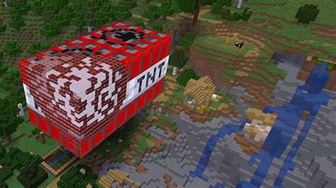 2 giant TNT block explosion in minecraft (experiment) - YouTube