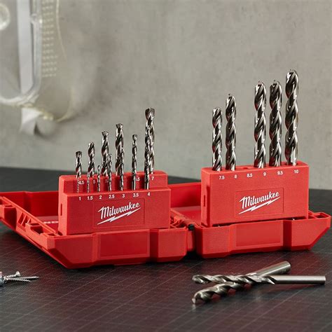 Milwaukee HSS G Thunderweb D338 Metal Drill Bit Set X19 Pcs 4932352374