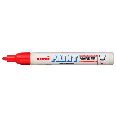 Marcador Uni Paint PX 20 Vermelho Uniball