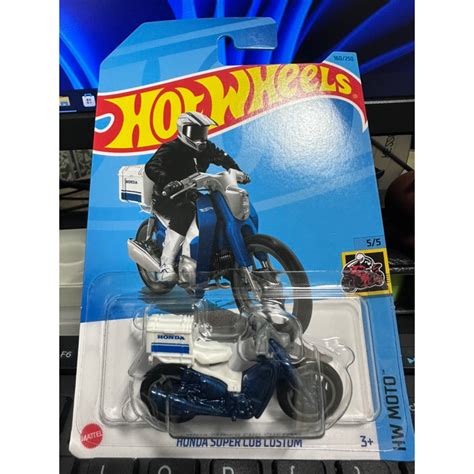 Hot Wheels Honda Super Cub Custom Shopee Malaysia