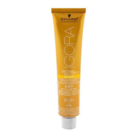 Purchase Schwarzkopf Igora Royal Absolutes Age Blend Hair Color Light Blonde Natural Cendre