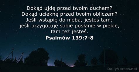 Pa Dziernika Biblijny Werset Dnia Psalm W