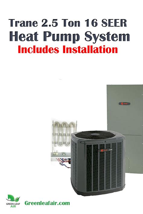 Trane Ton Seer Single Stage Heat Pump System Visual Ly