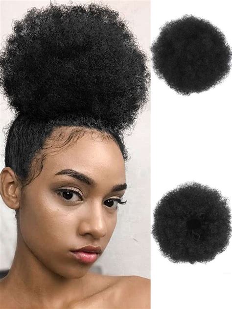 The 8 Inch Synthetic Short African Fluffy Ponytail Fits Natural Hair