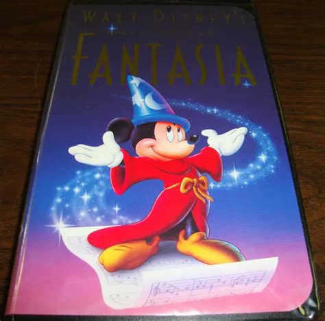 WALT DISNEY S FANTASIA Masterpiece VHS Tape 1991 EX Condition 36 94