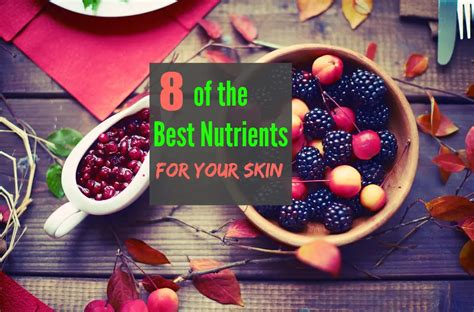 Of The Best Nutrients For Your Skin The Healthy Apron