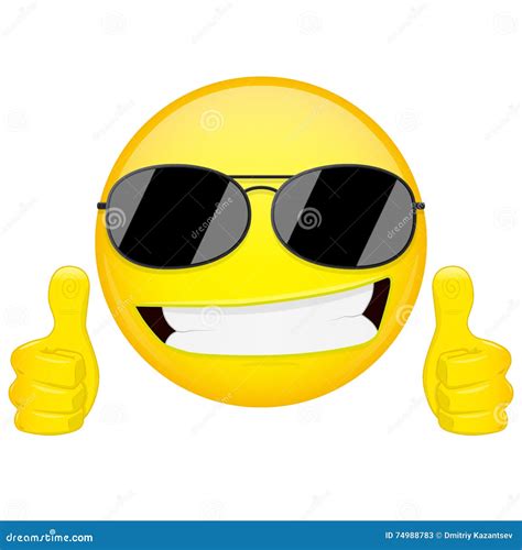 A Cool Looking Emoji Emoticon Smiley Face Character With 60 Off