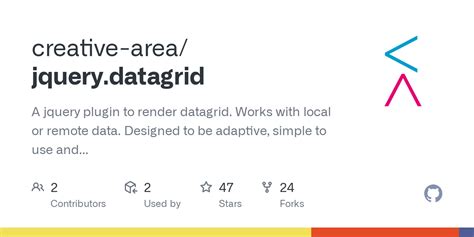 Github Creative Area Jquery Datagrid A Jquery Plugin To Render