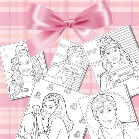 Printable Colouring Sheets Pink Coloring Page Printable Barbi