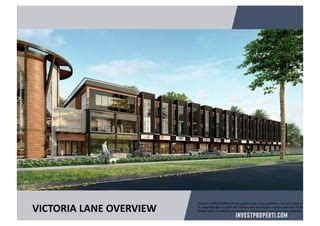 Brosur Ruko Victoria Lane Alam Sutera PPT