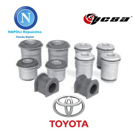 Bujes Kit Toyota Hilux X Sr Tren Delantero Buje Parrilla Mm