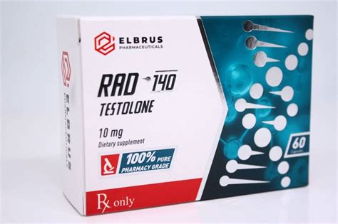 Testolone RAD 140 Elbrus Pharma 60 Kapseln X 10mg Sarms